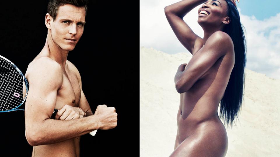 Tomáš Berdych a Venus Williams se svlékli pro Body Issue časopisu ESPN Magazine.